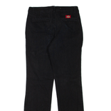 DICKIES Womens Jeans Black Regular Bootcut W28 L31
