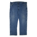 DICKIES Womens Jeans Blue Regular Straight W42 L32