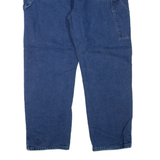 DICKIES Mens Jeans Blue Regular Straight W40 L30
