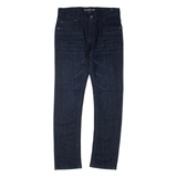 TOMMY HILFIGER Womens Jeans Blue Slim Straight W28 L29