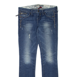 GUESS Womens Jeans Blue Regular Bootcut Stone Wash W32 L34