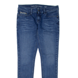 CALVIN KLEIN JEANS Womens Jeans Blue Regular Skinny W30 L30