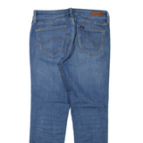 LEE Womens Jeans Blue Regular Skinny W28 L26
