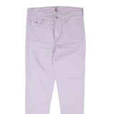 TOMMY JEANS Womens Jeans Purple Regular Skinny W27 L26