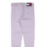 TOMMY JEANS Womens Jeans Purple Regular Skinny W27 L26