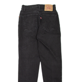 LEVI'S 550 Womens Jeans Black Regular Mom W25 L30