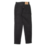 LEVI'S 550 Womens Jeans Black Regular Mom W25 L30