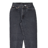 LEVI'S 512 Womens Jeans Black Regular Mom 90s W25 L26