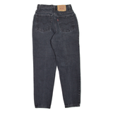LEVI'S 512 Womens Jeans Black Regular Mom 90s W25 L26