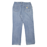 CARHARTT Workwear Womens Jeans Blue Regular Straight Stone Wash W31 L30