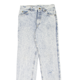 LEE Womens Jeans Blue Slim Tapered 90s Acid Wash W30 L34