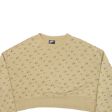 NIKE Cropped Womens Sweatshirt Beige M