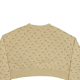 NIKE Cropped Womens Sweatshirt Beige M