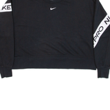 NIKE Cropped Womens Sweatshirt Black S