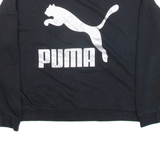 PUMA Womens Sweatshirt Black S