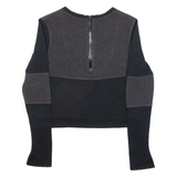 NIKE Cropped Womens Sweatshirt Black M