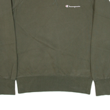 CHAMPION Mens Sweatshirt Green XS