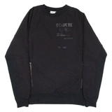 NIKE Mens Sweatshirt Black XS