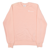CHAMPION Womens Sweatshirt Pink S
