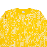 CHAMPION Womens Sweatshirt Orange XS