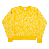 CHAMPION Womens Sweatshirt Orange XS