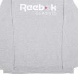 REEBOK Womens Sweatshirt Grey L