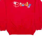 DISNEY Mens Sweatshirt Red L