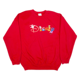 DISNEY Mens Sweatshirt Red L