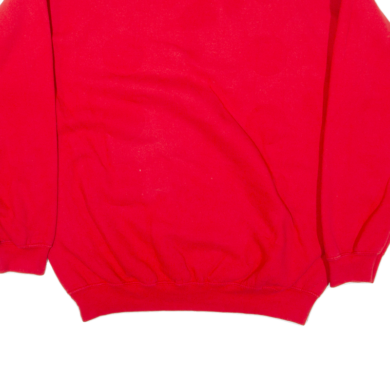 DISNEY Mens Sweatshirt Red L