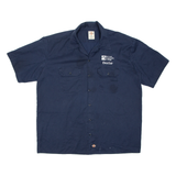 DICKIES Mens Worker Shirt Blue XL