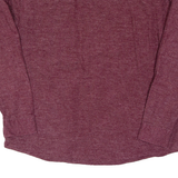 DICKIES Mens Flannel Shirt Maroon Long Sleeve 2XL