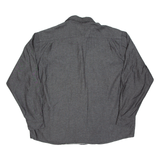 WRANGLER Mens Worker Shirt Grey Long Sleeve 2XL