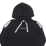 CHAMPION Cropped Womens Black Hoodie S