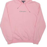 CHAMPION Womens Pink Hoodie S