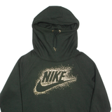NIKE Snood Womens Green Hoodie L