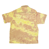 AMIGO Western Mens Shirt Orange Crazy Pattern L