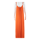 BODEN Womens Shift Dress Orange Viscose Sleeveless Long UK 16