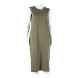 BARBOUR Womens Shift Dress Green Sleeveless Midi UK 10
