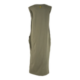 BARBOUR Womens Shift Dress Green Sleeveless Midi UK 10