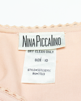 NINA PICCALINO Womens Day Dress Pink Short Sleeve Midi L