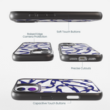 Clear Noodles iPhone 17 Case With Noir Ridge (MagSafe included)