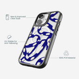 Clear Noodles iPhone 17 Case With Noir Ridge (MagSafe included)