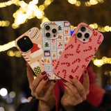 Powder Blue Noel Stamps iPhone 16 Pro Case