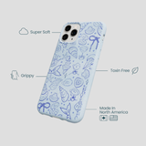 Powder Blue Ocean Charms iPhone 11 Pro Case