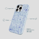 Powder Blue Ocean Charms iPhone 13 Pro Max Case