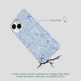 Powder Blue Ocean Charms iPhone 13 Case