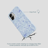 Powder Blue Ocean Charms iPhone 16 Case
