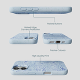 Powder Blue Ocean Charms iPhone 16 Case