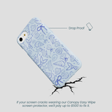 Powder Blue Ocean Charms iPhone 6/6s/7/8/SE Case