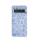 Powder Blue Ocean Charms Google Pixel 7 Pro Case